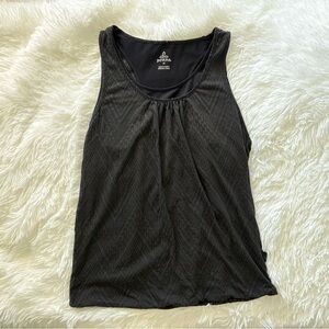 Prana Black Sleeveless Tank Top Athletic Style